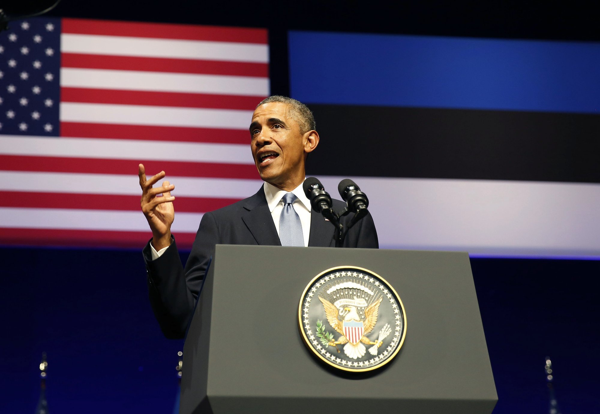 President Obama: 'With NATO, you will never lose it (independence ...