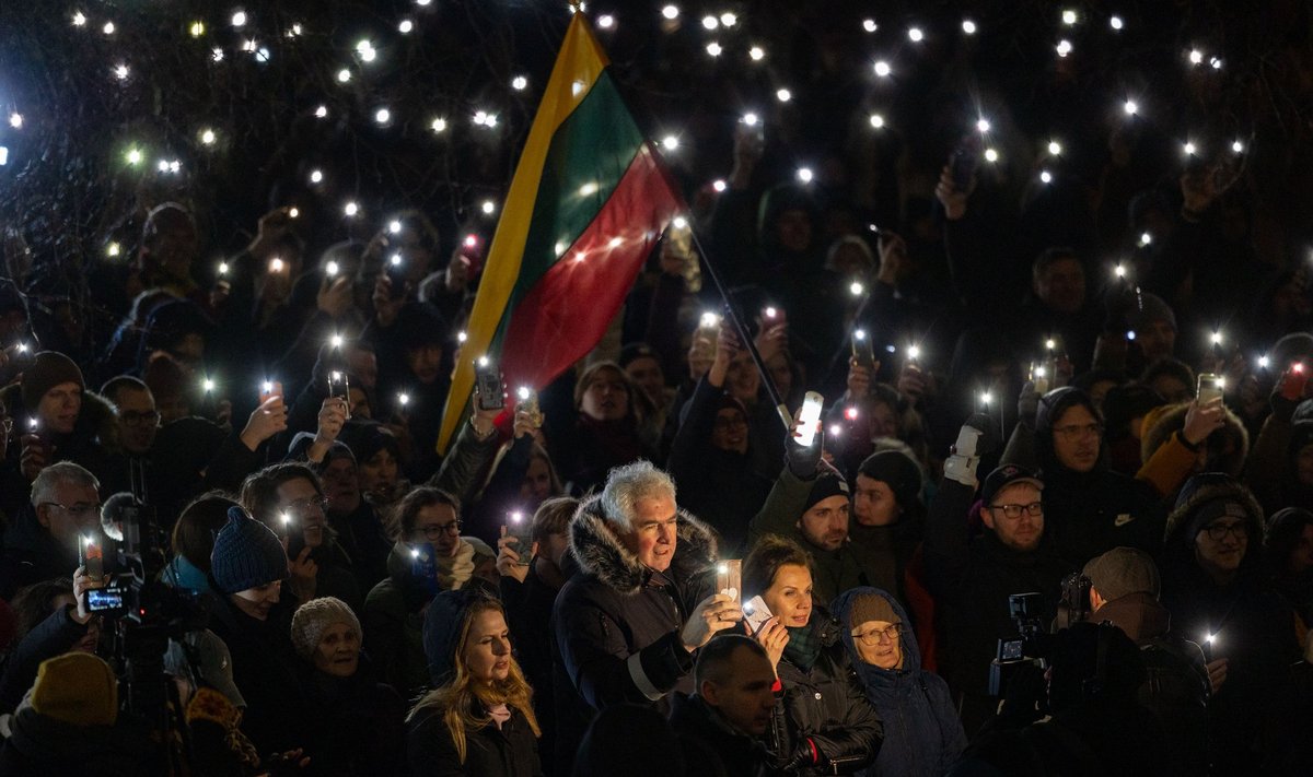 Protestas "Dešimt tylos minučių"