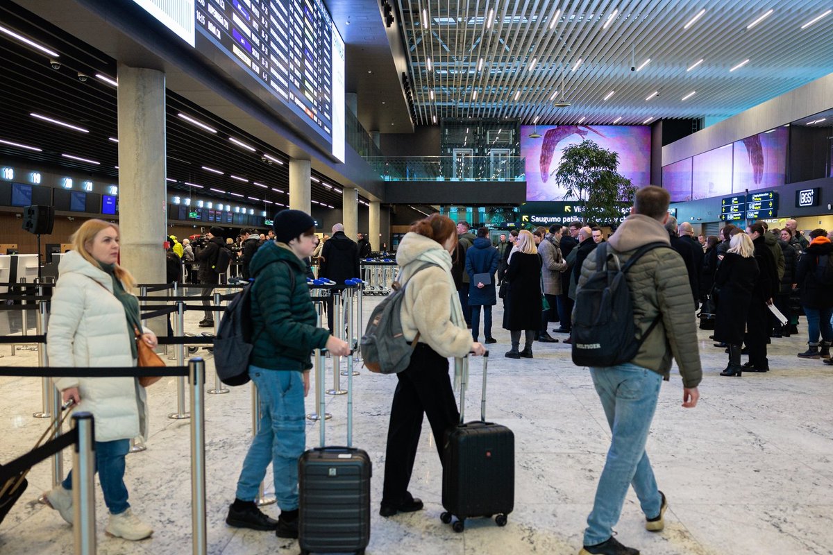 Pirmieji keleiviai įvertino naująjį Vilniaus oro uosto išvykimo terminalą: geriau nei tame sename grabe