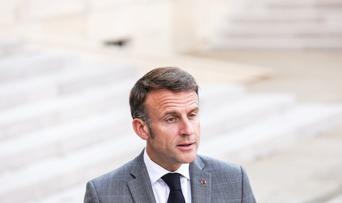  Prancūzijos prezidentas Emmanuelis Macronas 