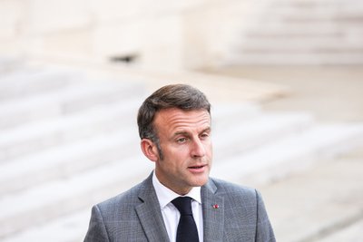  Prancūzijos prezidentas Emmanuelis Macronas 