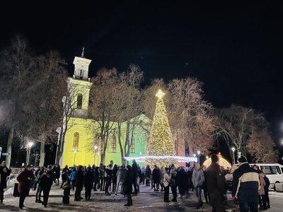 Biržų eglutės įžiebimas (nuotr. Ieva Indrašiūtė)