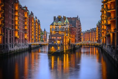 Hamburgo sandėlių kompleksas “Speicherstadt”