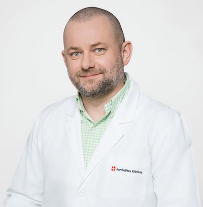 Vilniaus „Kardiolitos klinikų“ gydytojas radiologas Andrej Afanasjev.