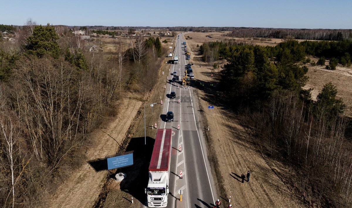 Kelio A14 darbų atidarymo renginys