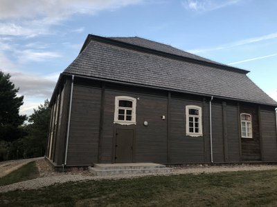 Pakruojo medinė sinagoga (Žydų kultūros paveldo kelio asociacijos nuotr.)