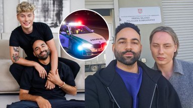 Ąžuolas Misiukevičius su širdies draugu apsilankė policijoje: esame nukentėję