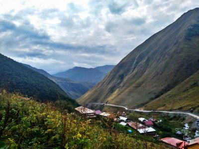 Pasiekę savo trasos pabaigą, grožėjomės panorama 