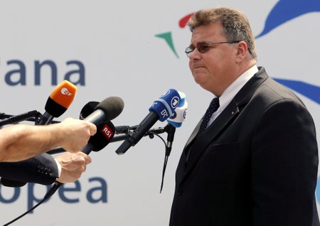 Linas Linkevičius ES užsienio reikalų ministrų susitikime Briuselyje