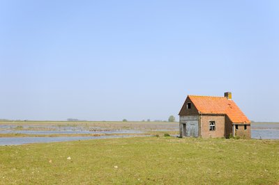 Negyvenamas namas Olandijos saloje