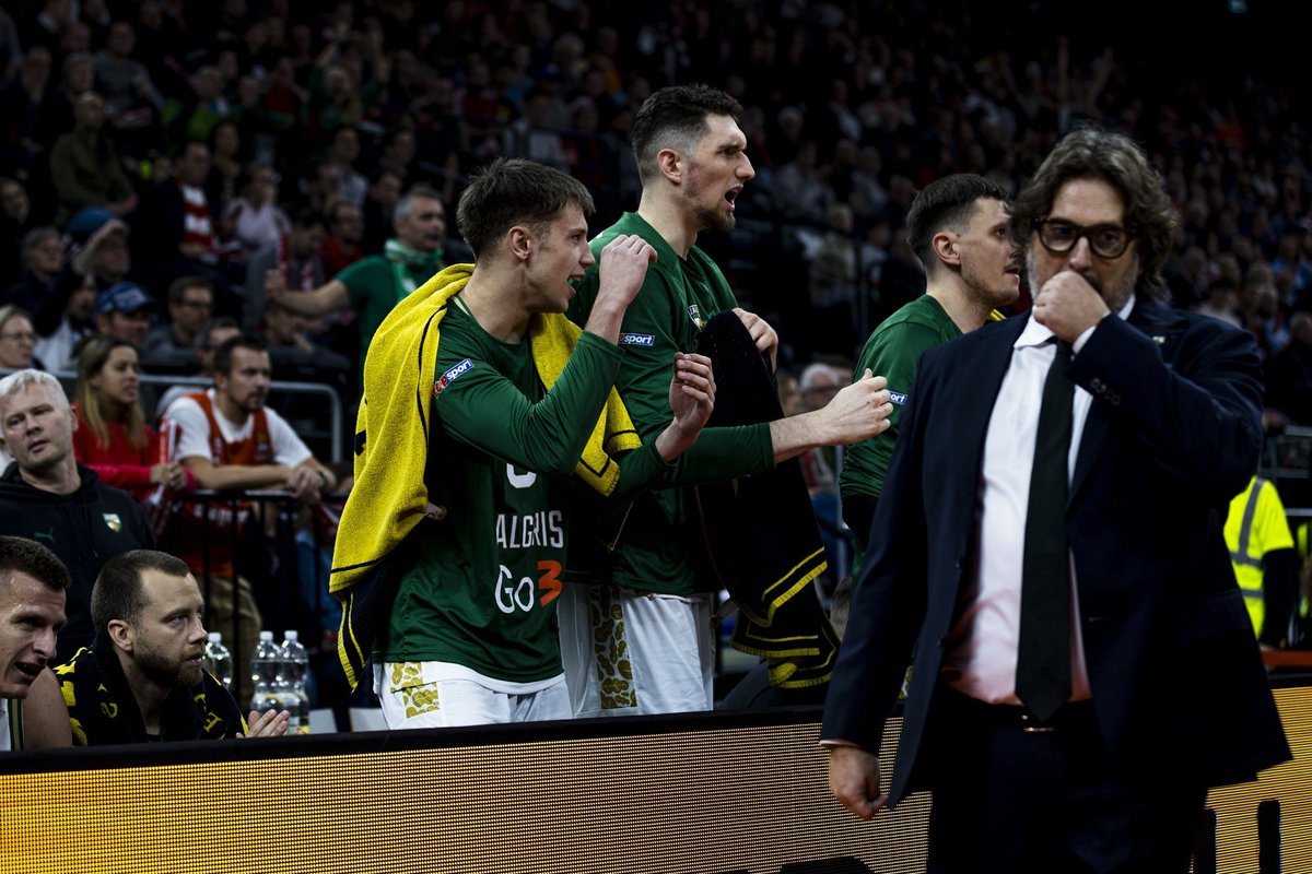 Trinchieri took the blame for the rookie’s disappointing start, but blamed the Zalgiris manager