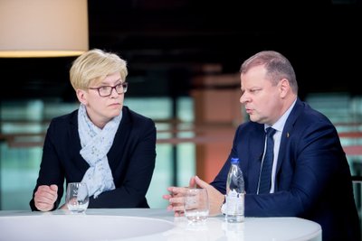 Ingrida Šimonytė ir Saulius Skvernelis