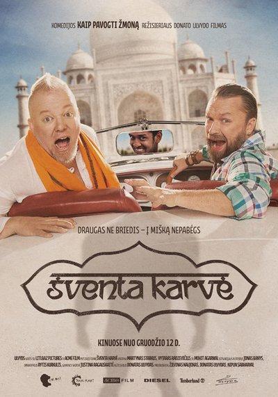 Filmo "Šventa karvė" plakatas