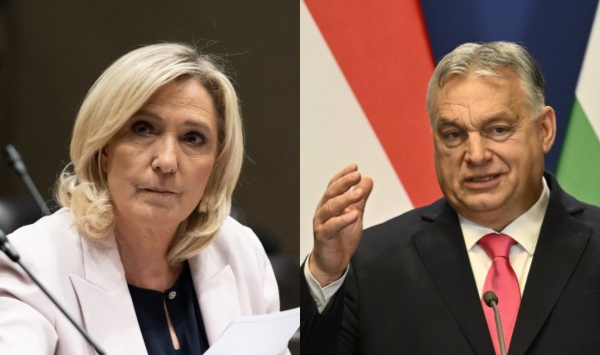 Marine Le Pen, Viktoras Orbanas