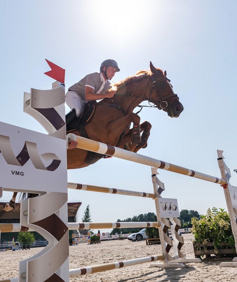 Lietuvos konkūrų čempionato akimirka