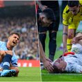 „Man City“ ir „Barcelona“ skaudžiai kirto traumų vėzdas