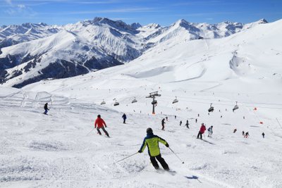 Žiemos slidinėjimo kurortas Austrijos Alpėse