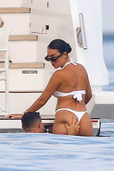 Cristiano Ronaldo ir Georgina Rodriguez 