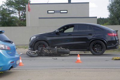 Avarija Kaune, žuvo motociklininkas