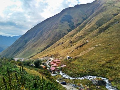 Pasiekę savo trasos pabaigą, grožėjomės panorama 