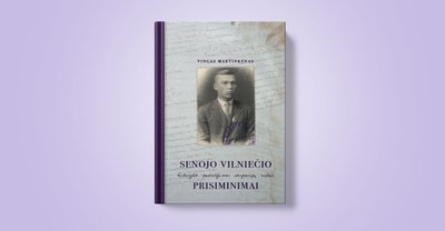 Vinco Martinkėno knygos „Senojo vilniečio atsiminimai“ viršelis 