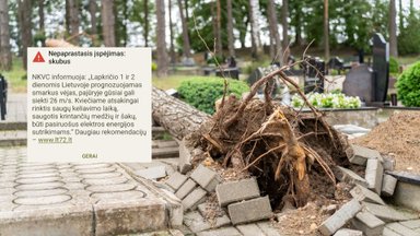 Iš meteorologų tarnybų – skubus įspėjimas