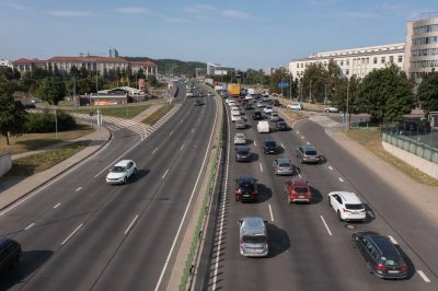 Automobilių spūstys Vilniuje