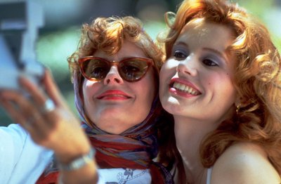 Susan Sarandon ir Geena Davis filme "Thelma & Louise"