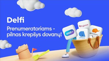 Unikalus pasiūlymas „Delfi“ prenumeratoriams: sumokėkite 14,99 eurus ir gaukite dovanų už 62,94