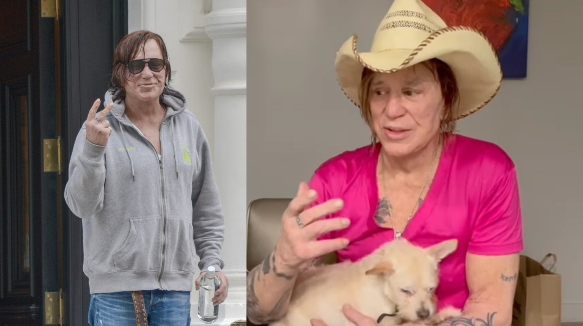 Po pagalbos šauksmo sunkiai gyvenančiam Mickey Rourke – netikėta paties ...