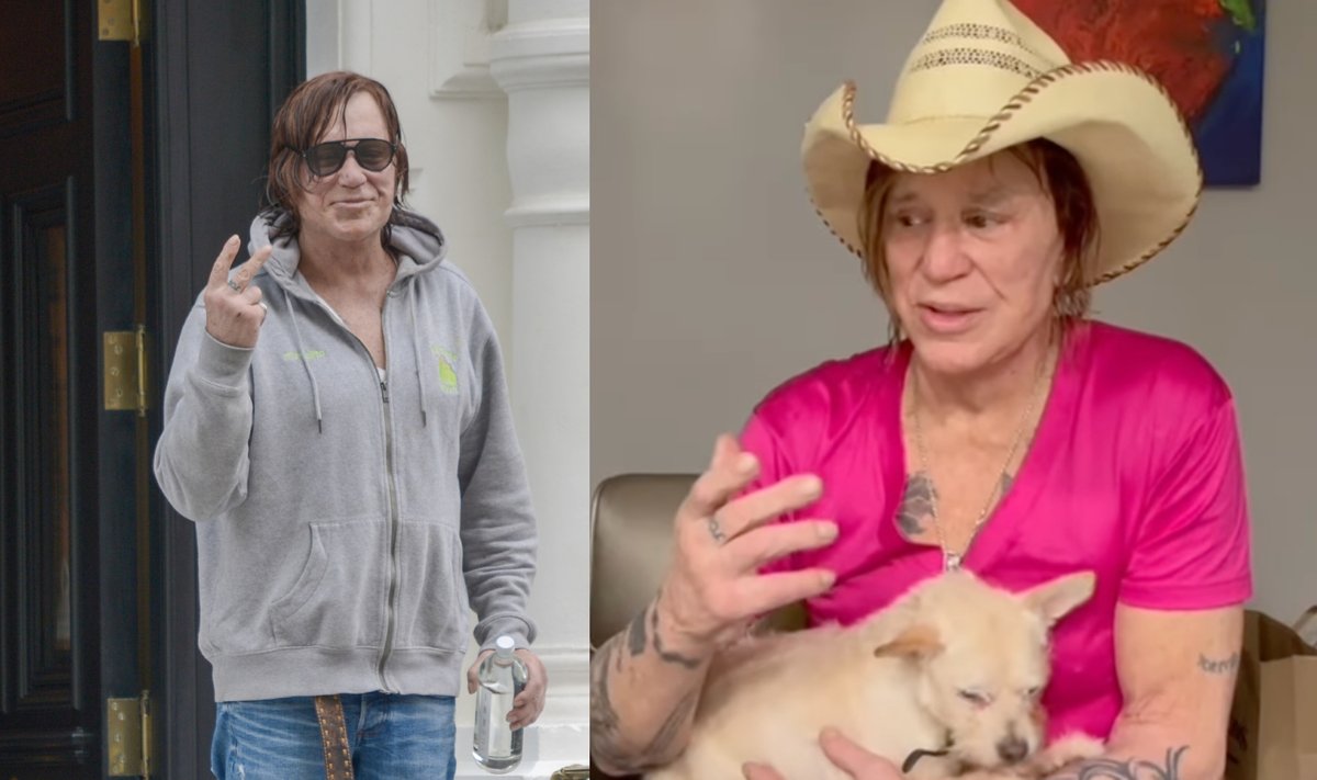 M Rourke Children Po pagalbos šauksmo sunkiai gyvenančiam Mickey Rourke – netikėta paties ...