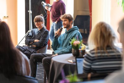 Dmitrijaus Krymovo „Requiem“ premjeros Klaipėdos dramos teatre spaudos konferencija