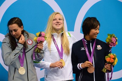 Rebecca Soni, Rūta Meilutytė ir Satomi Suzuki