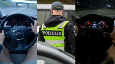 Kelių gaidelio manevrai gatvėse 230 km/val. greičiu šiurpina vairuotojus: apie instagramerį su „Audi A5“ policija jau žino 