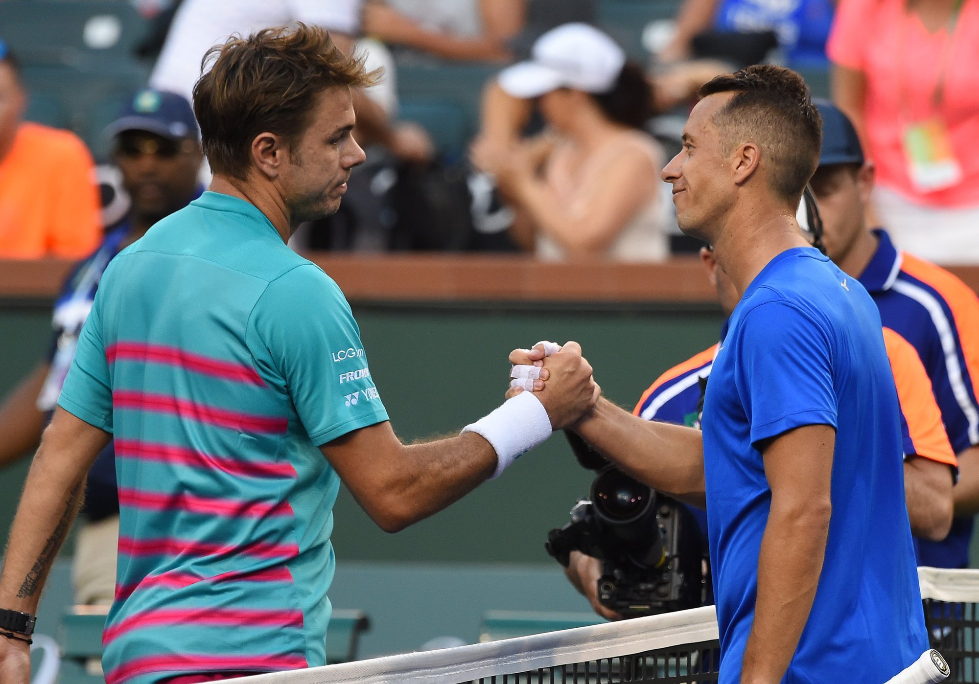 S. Wawrinka lengvai pateko į teniso turnyro Indian Velse aštuntfinalį ...