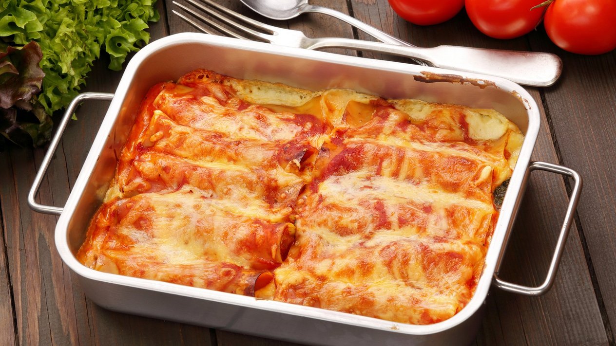 Itališka makaronų klasika – „Cannelloni“ su jautiena