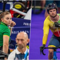 Naujos olimpietės pareigos – kilstelėti 75 km per valandą greičiu Paryžiuje skriejantį sutuoktinį