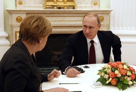 Angela Merkel, Vladimiras Putinas