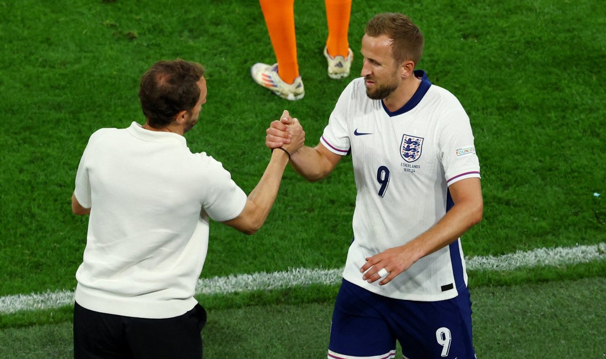 Garethas Southgate'as ir Harry Kane'as