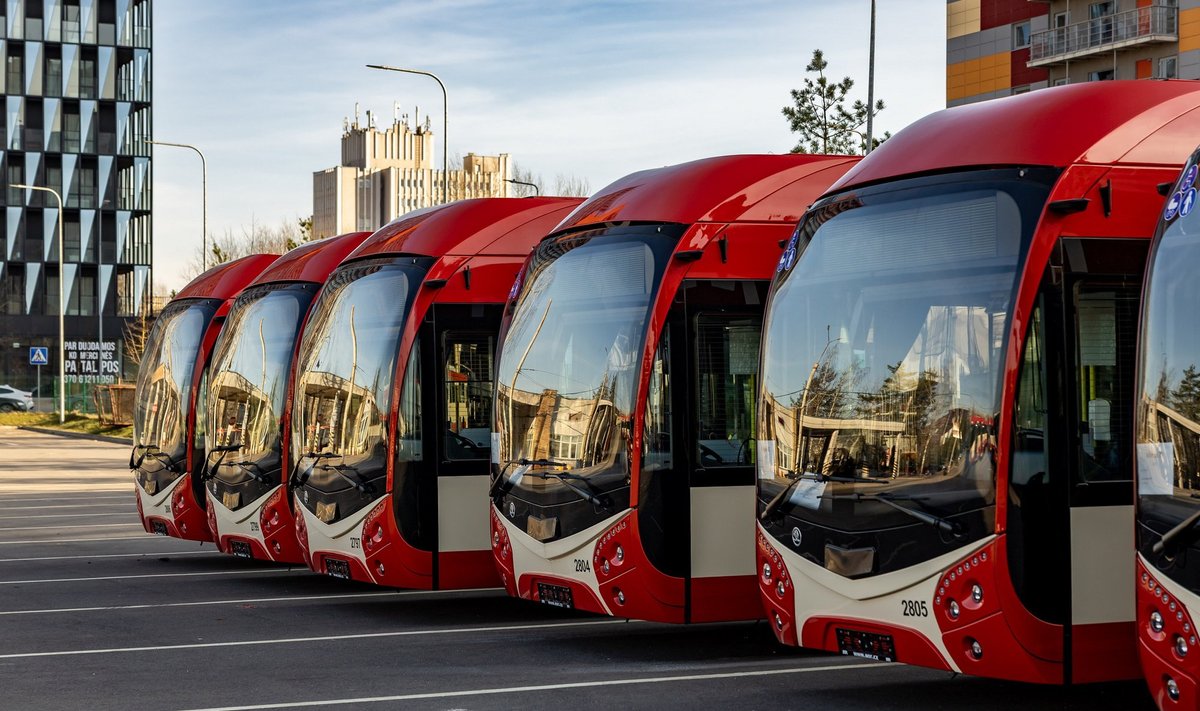 New trolleybuses added to Vilnius’ public transport fleet
