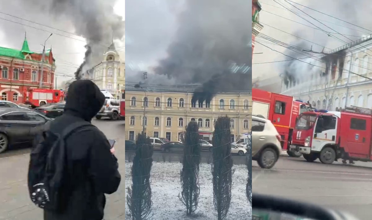 Rusijoje užsiliepsnojo karo ligoninė