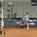 Varžovą į neviltį varęs Gaubas dramatiška pergale pradėjo prestižinį „Masters“ turnyrą Romoje