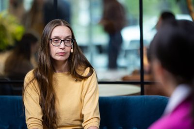 Child Line psychologist Jurgita Smiltė Jasiulionė