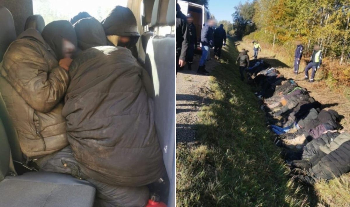 Latvijoje – nelegalių migrantų sulaikymo operacija, yra sužeistųjų