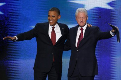 Barackas Obama ir Billas Clintonas