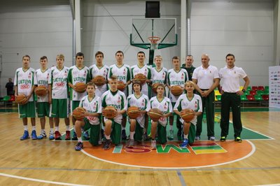 Projekto "Talentų U15 karta“ berniukai