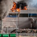 Spaudos konferencija dėl gaisro atliekų rūšiavimo gamykloje Vilniuje