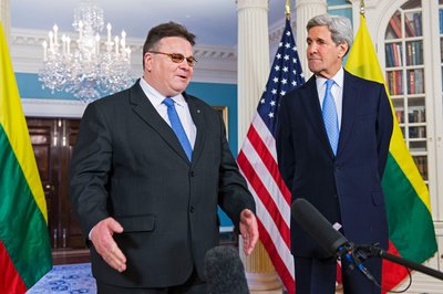 Linas Linkevičius ir Johnas Kerry