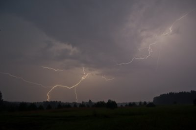 Žaibas Lietuvoje. V. Gulbickij nuotr.