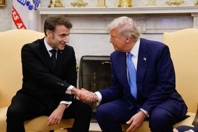 Emanuelis Macronas, Donaldas Trumpas